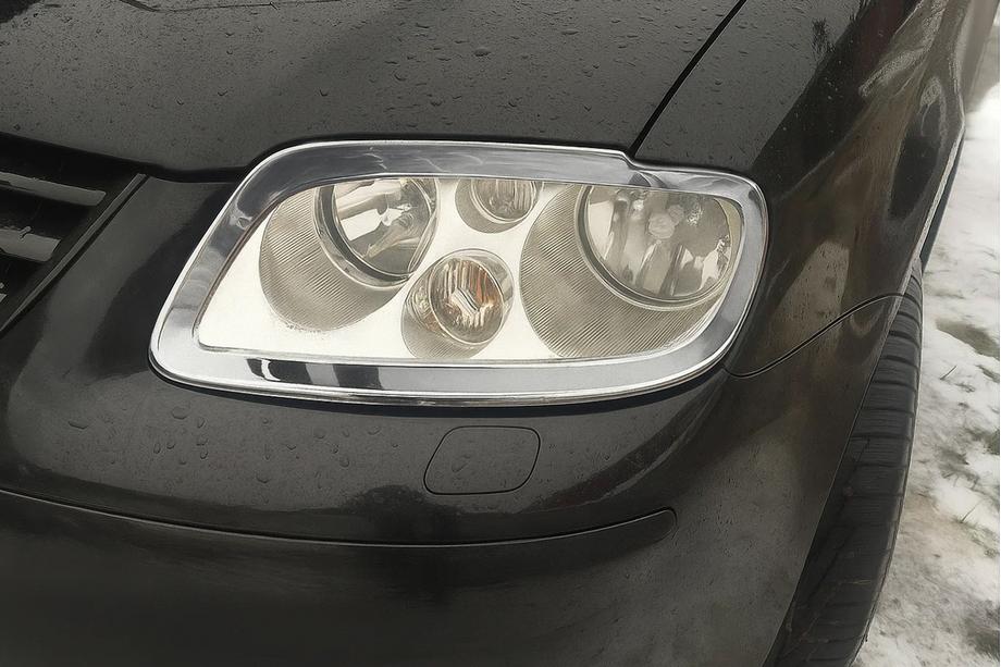 Volkswagen Caddy 2004-2010 Couvre-phares (2 pcs, Acier Inoxydable) Image