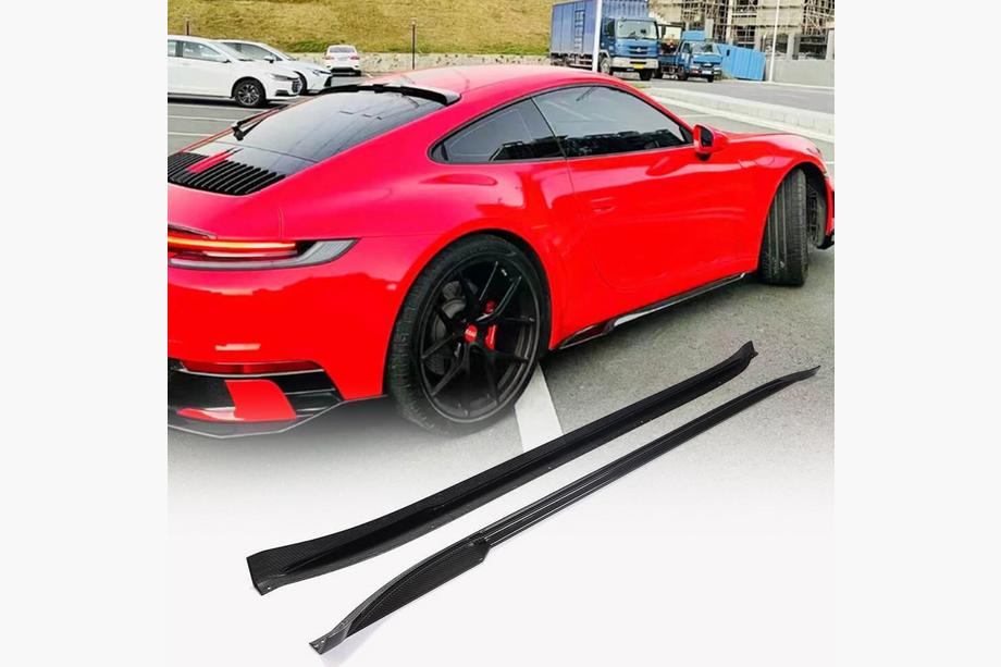 Porsche 911 (992) 2018– Bas de Caisse V2 (Carbone) Image