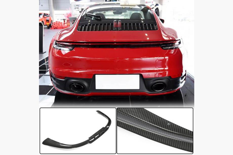 Porsche 911 (992) 2018– Diffuseur de pare-chocs arrière pour Carrera/Targa, Carbone Image