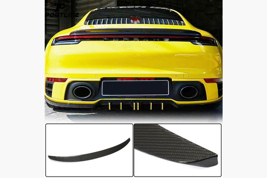 Porsche 911 (992) 2018– Spoiler (pour Carrera/Targa, Carbone) Image
