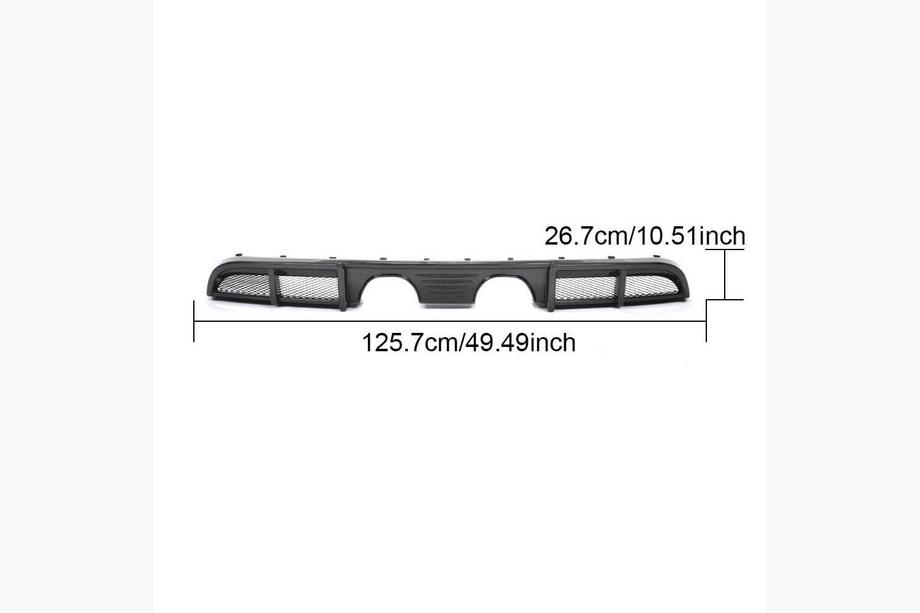 Porsche 911 (991) 2011–2019 Diffuseur de pare-chocs arrière pour Carrera 4 GTS 2017-2018, Carbone Photo 6