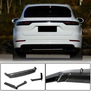 Diffuseur de pare-chocs arrière (2018-2023, Carbone) Porsche Cayenne 2018- photo 1