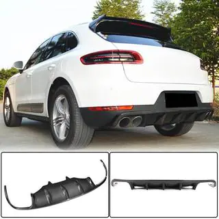 Diffuseur de Pare-chocs Arrière V1 (2014-2021, Carbone) Porsche Macan 2014-2024 photo 1