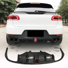 Porsche Macan 2014-2024 Diffuseur de Pare-chocs Arrière V2 (2014-2021, Carbone) photo 1