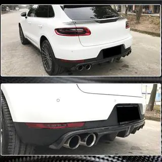 Diffuseur de Pare-chocs Arrière V2 (2014-2021, Carbone) Porsche Macan 2014-2024 photo 4