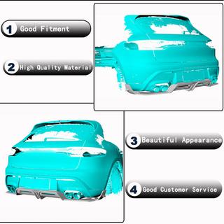 Diffuseur de Pare-Chocs Arrière V2 (2021+, Carbone) Porsche Macan 2014-2024 photo 3