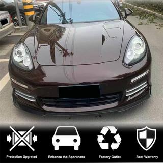 Lame avant de pare-chocs (pour Base 2013-2016, Carbone) Porsche Panamera 2009-2016 photo 3