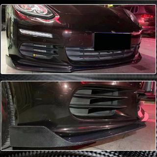 Lame avant de pare-chocs (pour Base 2013-2016, Carbone) Porsche Panamera 2009-2016 photo 4