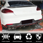 Porsche Panamera 2009-2016 Diffuseur de Pare-chocs Arrière (2013-2016, Carbone) photo 2