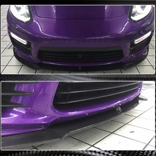 Lame avant de pare-chocs V1 (pour Turbo/Turbo S/GTS) Porsche Panamera 2009-2016 photo 4