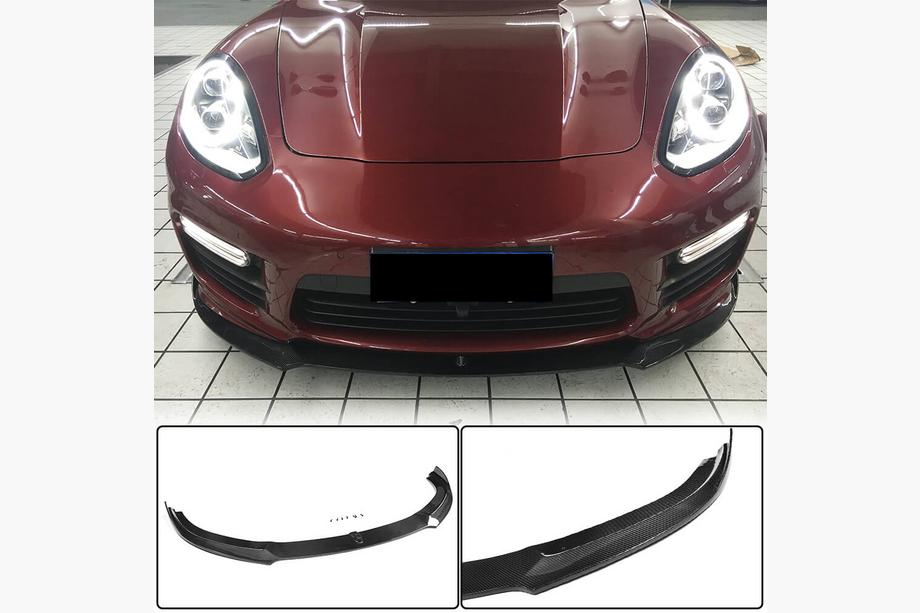Porsche Panamera 2009-2016 Lame avant de pare-chocs V1 (pour Turbo/Turbo S/GTS) Image