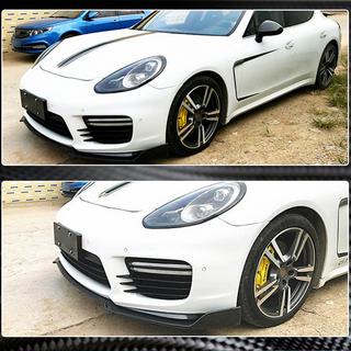 Lame avant V2 pour pare-chocs (pour Turbo/Turbo S/GTS) Porsche Panamera 2009-2016 photo 3