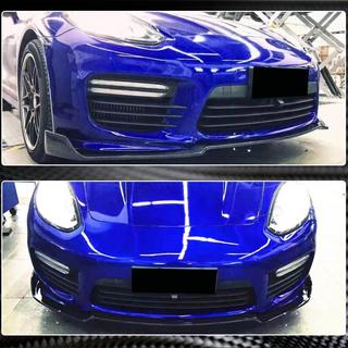 Lame avant V2 pour pare-chocs (pour Turbo/Turbo S/GTS) Porsche Panamera 2009-2016 photo 4