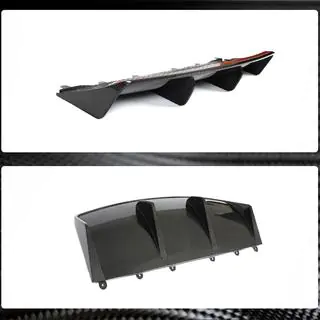 Diffuseur de Pare-chocs Arrière (pour 2019-2024 Turbo S SD, Carbone) photo 3