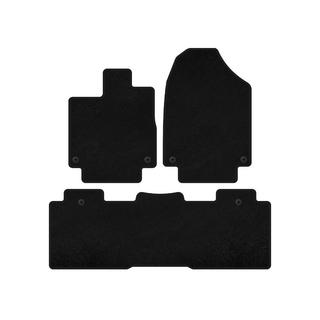 Tapis de sol textile Premium (2 rangées, Noir) Honda Odyssey 2017– photo 1