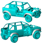 Ford Bronco 2021- Extensions d'ailes (Carbone) photo 2