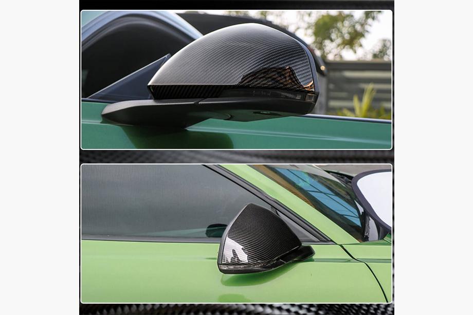 Ford Mustang 2015-2023 Coques de Rétroviseurs V2 (pour USA, Carbone) Photo 4
