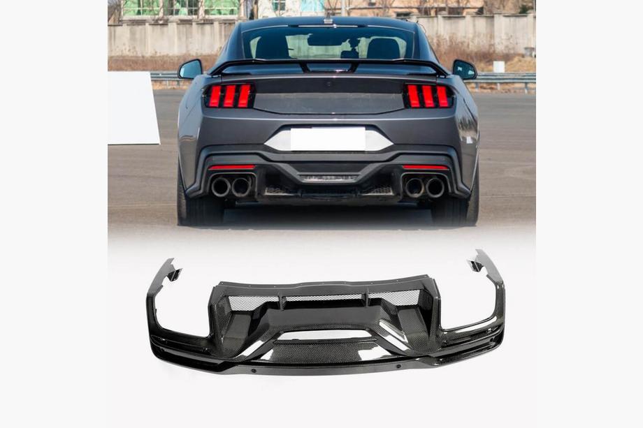 Ford Mustang 2024- Diffuseur de Pare-Chocs Arriere (Carbone) Image