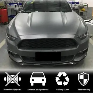 Lame de Pare-chocs Avant Lip (2015-2017, Carbone) Ford Mustang 2015-2023 photo 3