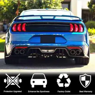 Diffuseur de Pare-chocs Arrière V1 (2015-2017, Carbone) Ford Mustang 2015-2023 photo 2