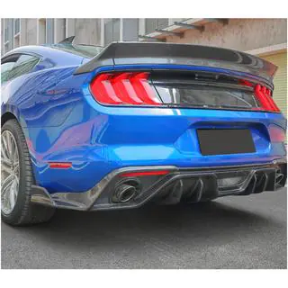 Diffuseur de Pare-chocs Arrière V1 (2018-2021, Carbone) Ford Mustang 2015-2023 photo 2