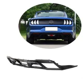 Diffuseur de Pare-chocs Arriere V2 (2018-2021, Carbone) Ford Mustang 2015-2023 photo 1