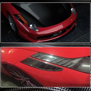 Extensions de Pare-chocs Avant V1 (2011-2013, Carbone) Ferrari 458 Italia 2009-2015 photo 3
