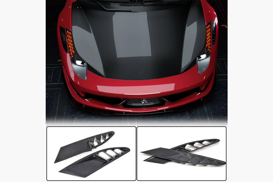 Ferrari 458 Italia 2009-2015 Extensions de Pare-chocs Avant V1 (2011-2013, Carbone) Image