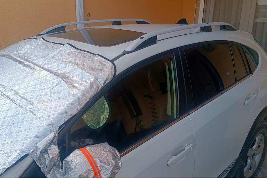 Subaru XV 2011-2017 Barres de toit CROWN (gris mat) Image