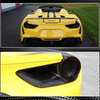 Couvre-feux Arrière (2015-2017, Carbone) Ferrari 488 GTB 2015-2019 photo 4