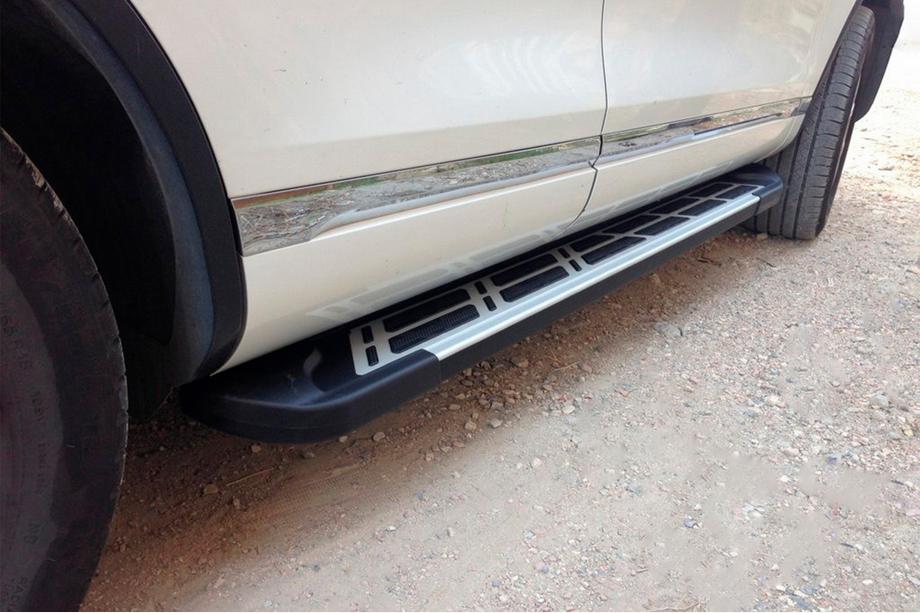 Volkswagen Touareg 2010-2018 Marchepieds Latéraux Sunrise (2 pcs, aluminium) Photo 2