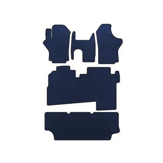 Tapis de sol EVA (2004-2007, 3 Rangées, 8 Places, Bleu) Hyundai H200, H1, Starex 1998-2007