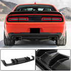 Dodge Challenger 2008-2023 Diffuseur de pare-chocs arrière (2015-2023, Carbone) photo 1