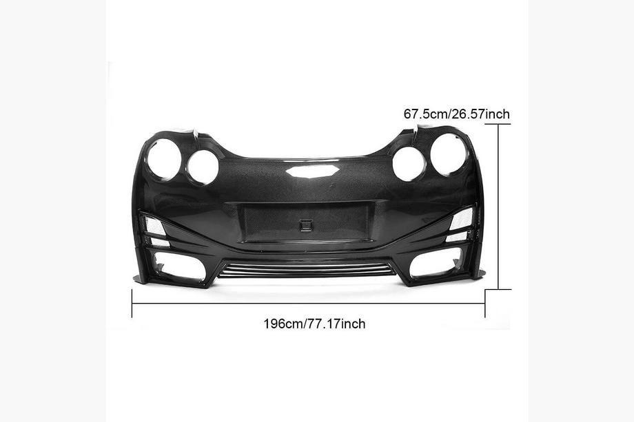 Nissan GT-R 2008-2025 Pare-chocs Arrière (2009-2015, Carbone) Photo 5