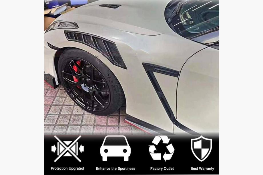 Nissan GT-R 2008-2025 Couvre-ailes avant en carbone (2009-2015) Photo 2