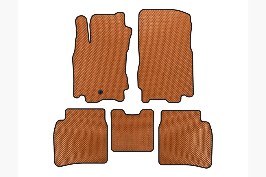 Nissan Note 2004-2012 Tapis de sol EVA (Orange) Image