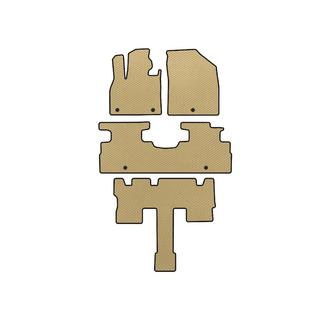 Tapis de sol EVA (3 Rangées, 7 Places, Beige)