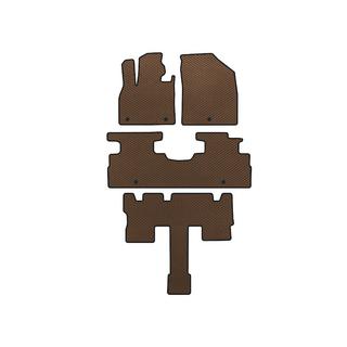 Tapis de sol EVA (3 Rangées, 7 Places, Marron)