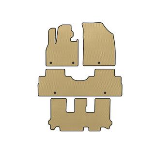 Tapis de sol EVA (3 Rangées, 8 Places, Beige)