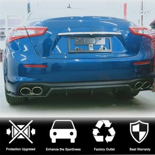 Diffuseur de Pare-chocs Arrière (pour Base 2018-2020, Carbone) Maserati Ghibli 2013-2023 photo 2