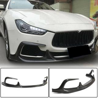 Lame avant de pare-chocs V1 (pour Base/S/S Q4 2013-2017, Carbone) Maserati Ghibli 2013-2023 photo 1