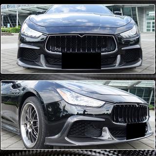 Lame avant de pare-chocs V1 (pour Base/S/S Q4 2013-2017, Carbone) Maserati Ghibli 2013-2023 photo 3