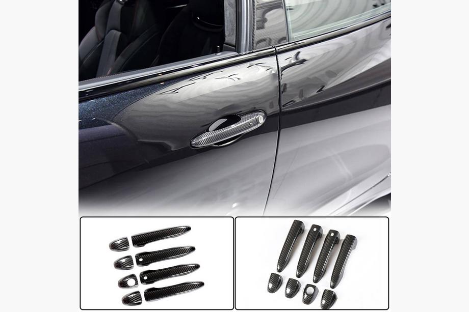 Maserati Ghibli 2013-2023 Couvre-poignées de porte Carbone Image