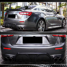 Maserati Ghibli 2013-2023 Diffuseur de pare-chocs arrière (pour Base/S/S Q4 2014-2017, Carbone) photo 5