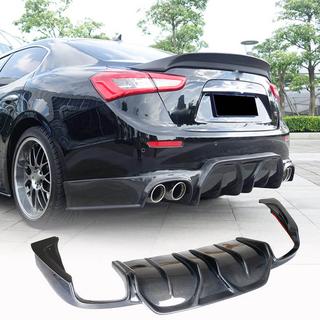Diffuseur de pare-chocs arrière (pour Base/S/S Q4 2014-2017, Carbone) Maserati Ghibli 2013-2023 photo 1