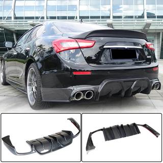 Diffuseur de pare-chocs arrière (pour Base/S/S Q4 2014-2017, Carbone) Maserati Ghibli 2013-2023 photo 2