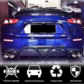 Diffuseur de pare-chocs arrière (pour Base/S/S Q4 2014-2017, Carbone) Maserati Ghibli 2013-2023 photo 3