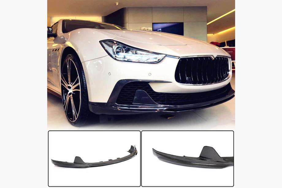 Maserati Ghibli 2013-2023 Lame avant V3 pour Base/S/S Q4 2013-2017, Carbone Image