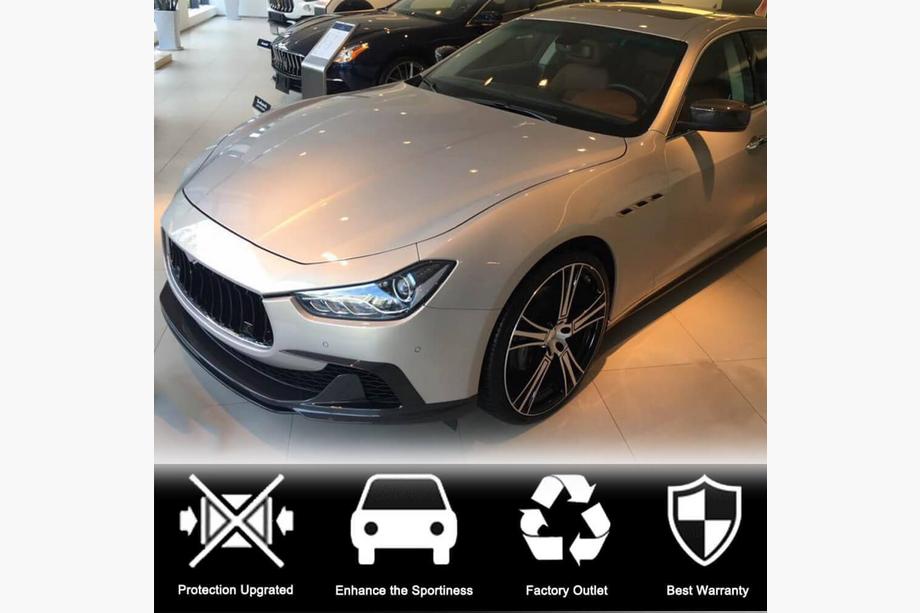 Maserati Ghibli 2013-2023 Lame avant V3 pour Base/S/S Q4 2013-2017, Carbone Photo 2