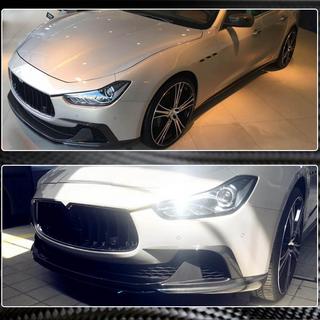 Couvre Pare-chocs Avant en Carbone (pour Base/S/S Q4 2013-2017) Maserati Ghibli 2013-2023 photo 3